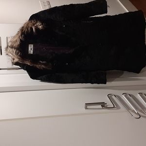 Bergama Fine Furs Large Black Coat